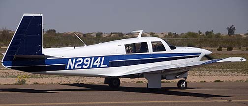 Mooney M20F N2914L, Cactus Fly-in, March 2, 2012